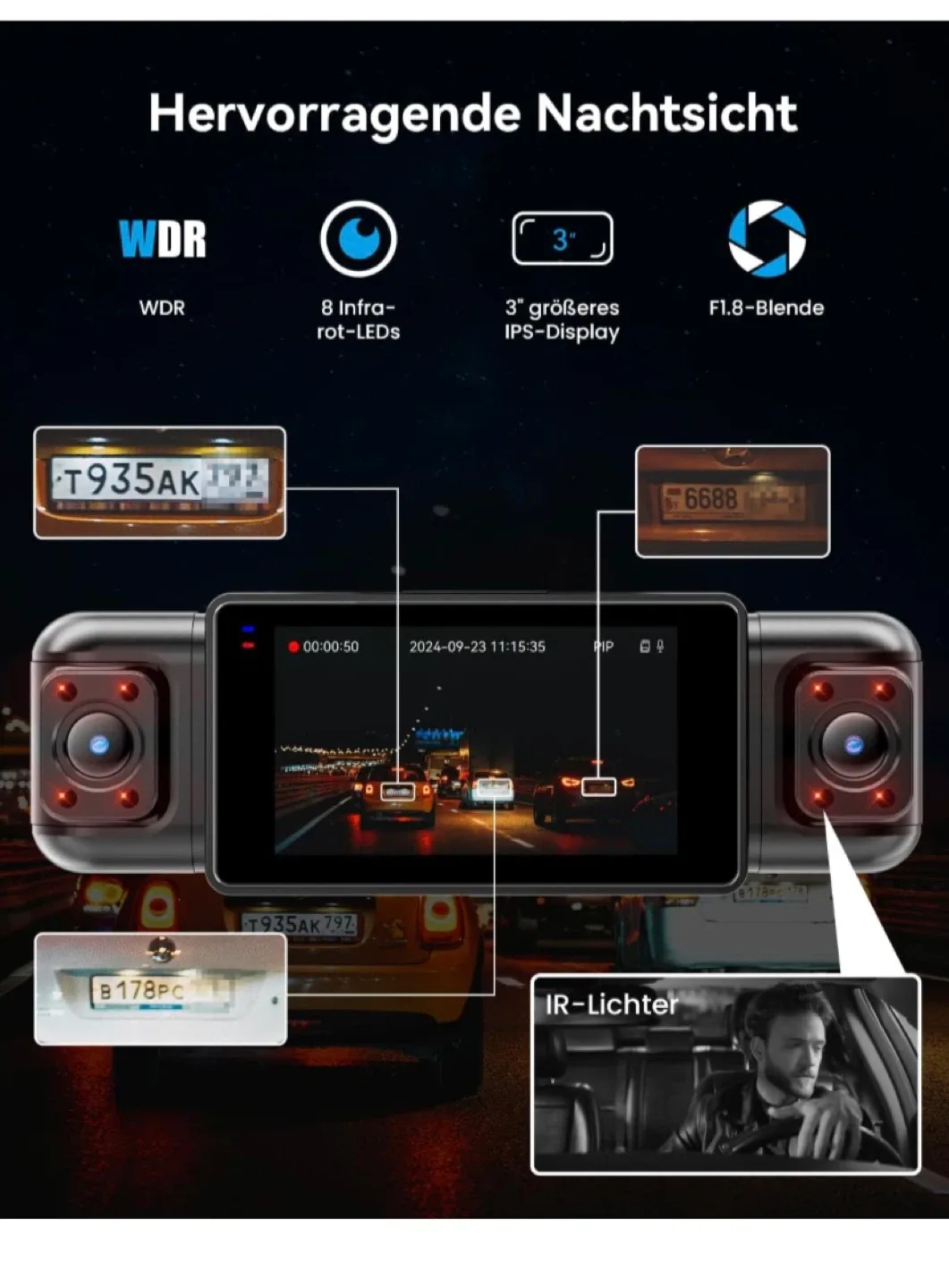 IIWEY N5 4-CH FHD Dash Cam image indicator(4)