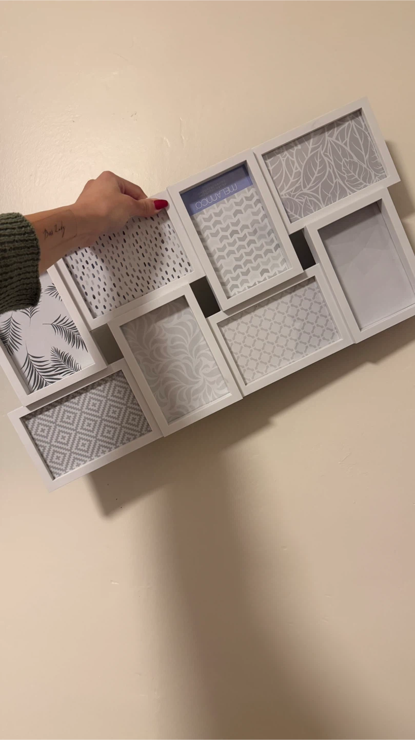 White Collage Picture Frame - photo 2