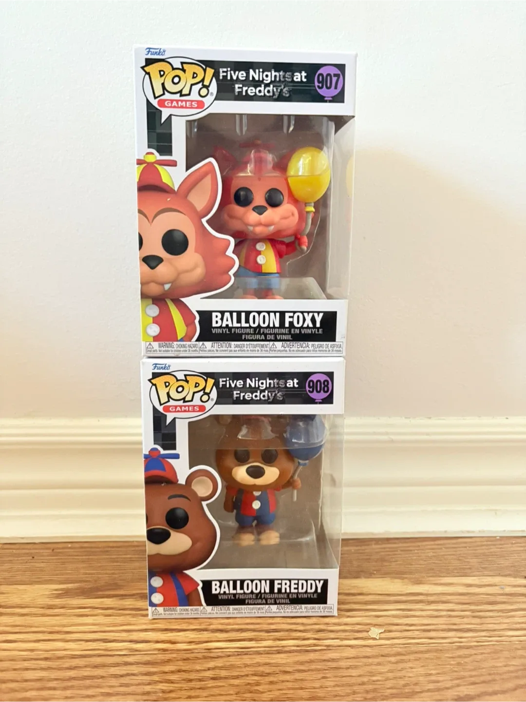 Funko Pop! Balloon Foxy & Freddy Figures