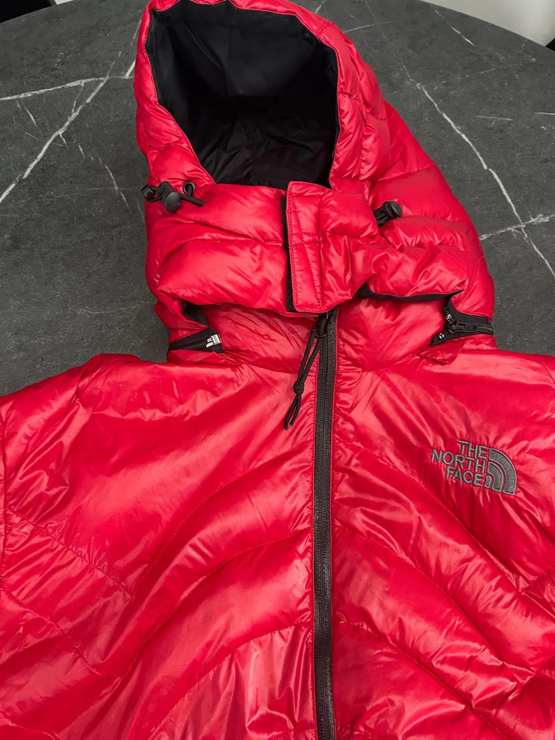 The North Face Red Puffer Jacket - photo 3