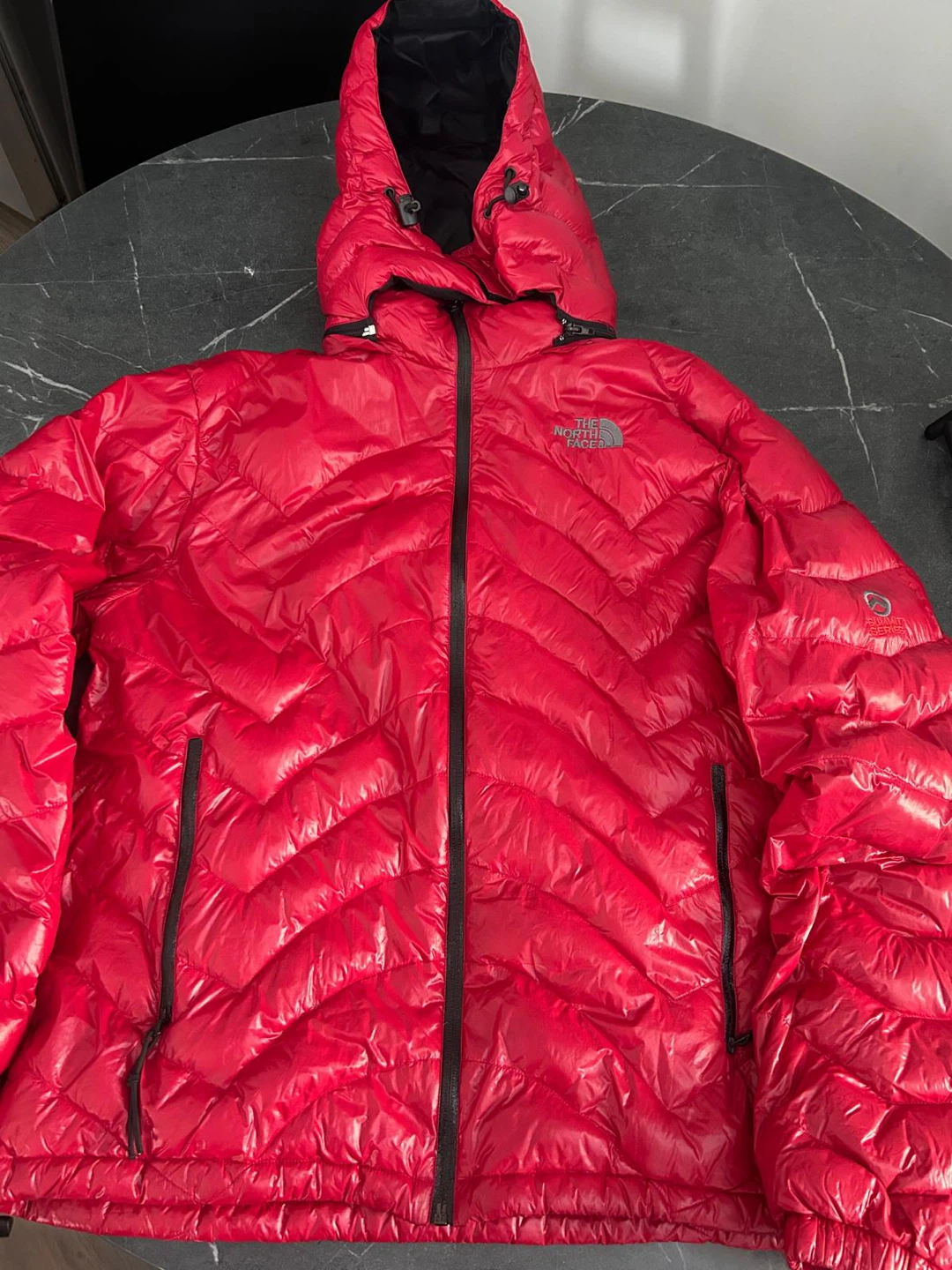 The North Face Red Puffer Jacket