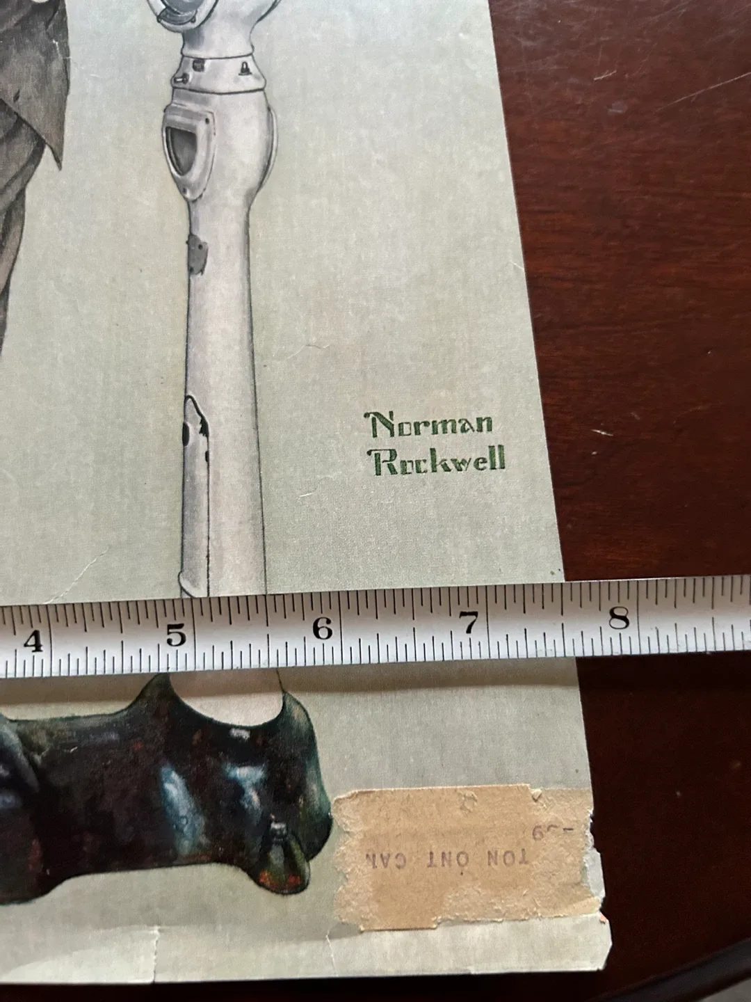 Weighing In (The Jockey) Norman Rockwell horse racing ad art image indicator(6)