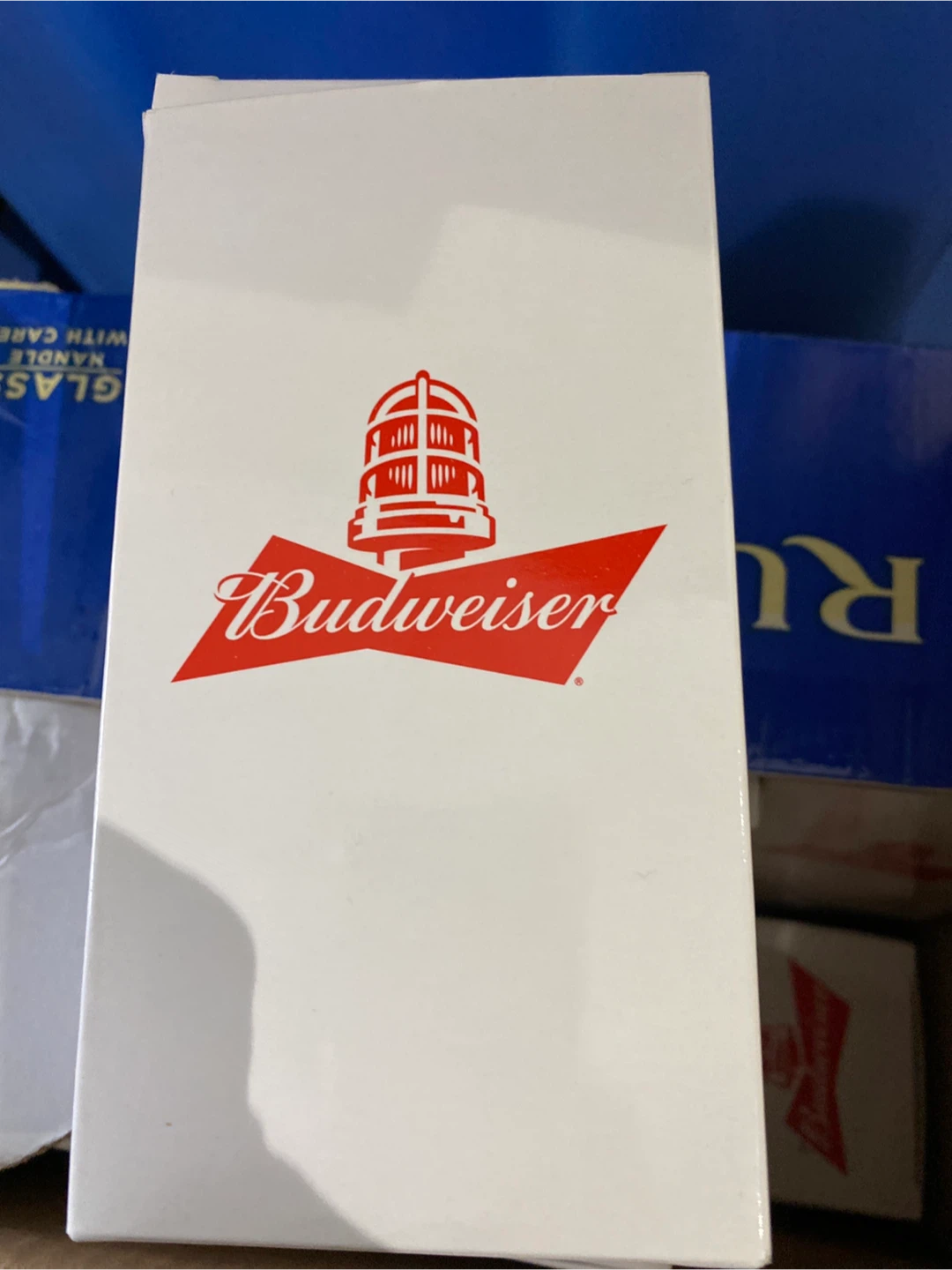 New Budweiser Red Light Glass 467g/414ml - photo 3