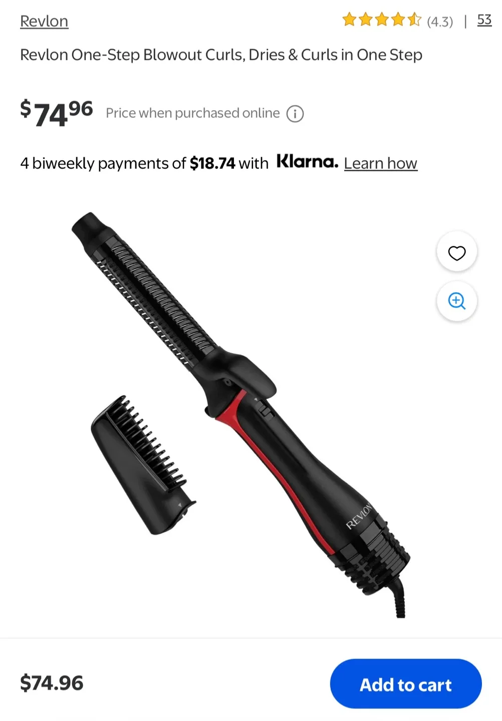 Revlon One-Step Blowout Curls