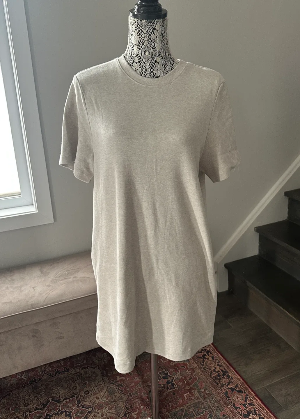 T-Shirt Dress - Beige - Uniqlo - small - $10