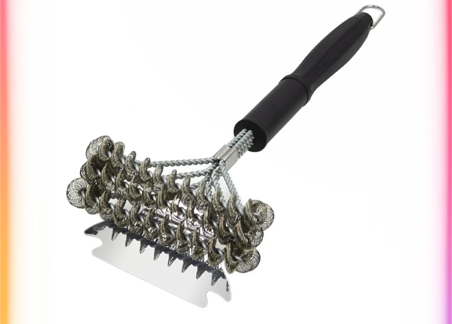 BBQ Grill Brush with Scraper