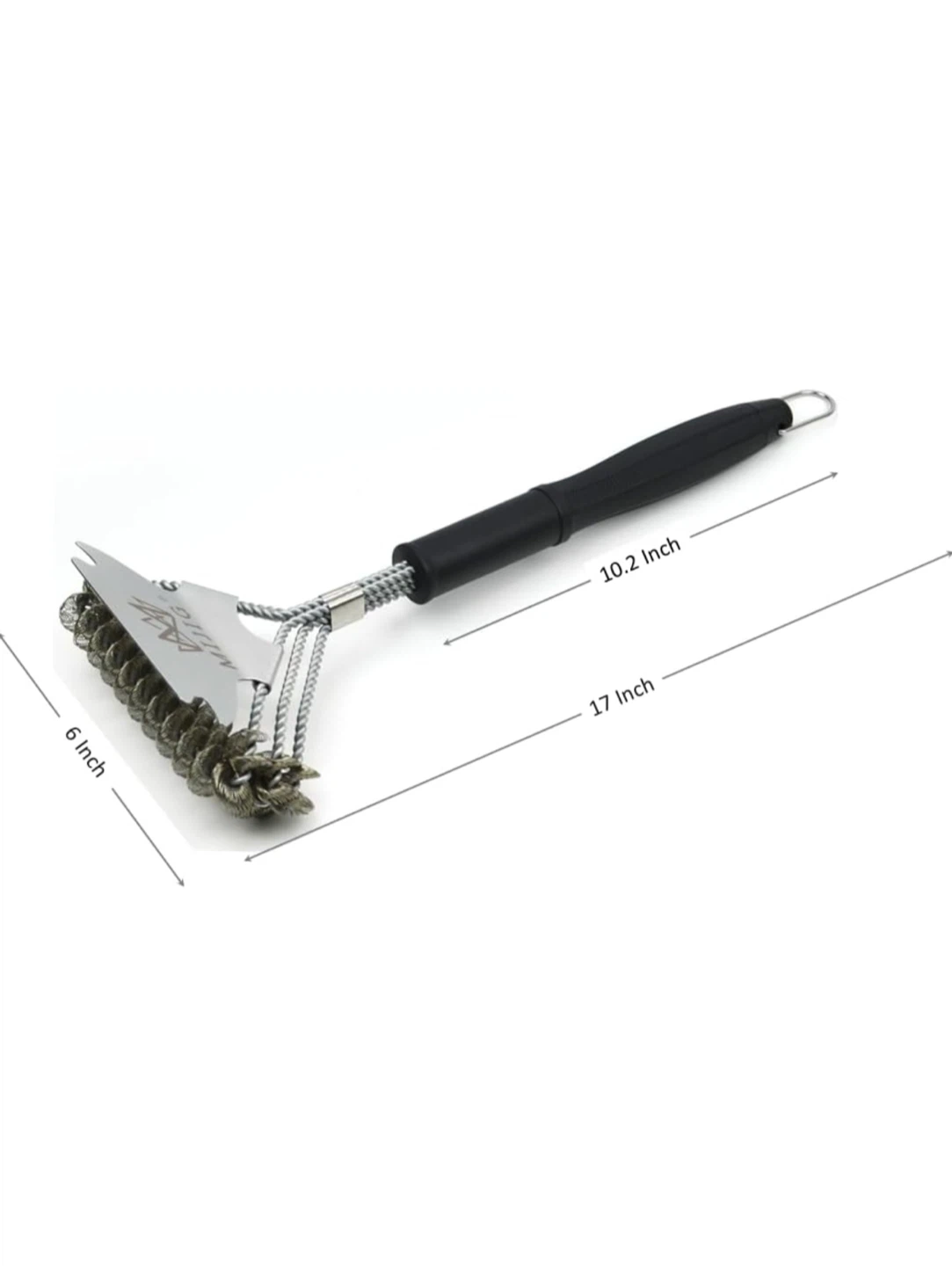 BBQ Grill Brush with Scraper - photo 3
