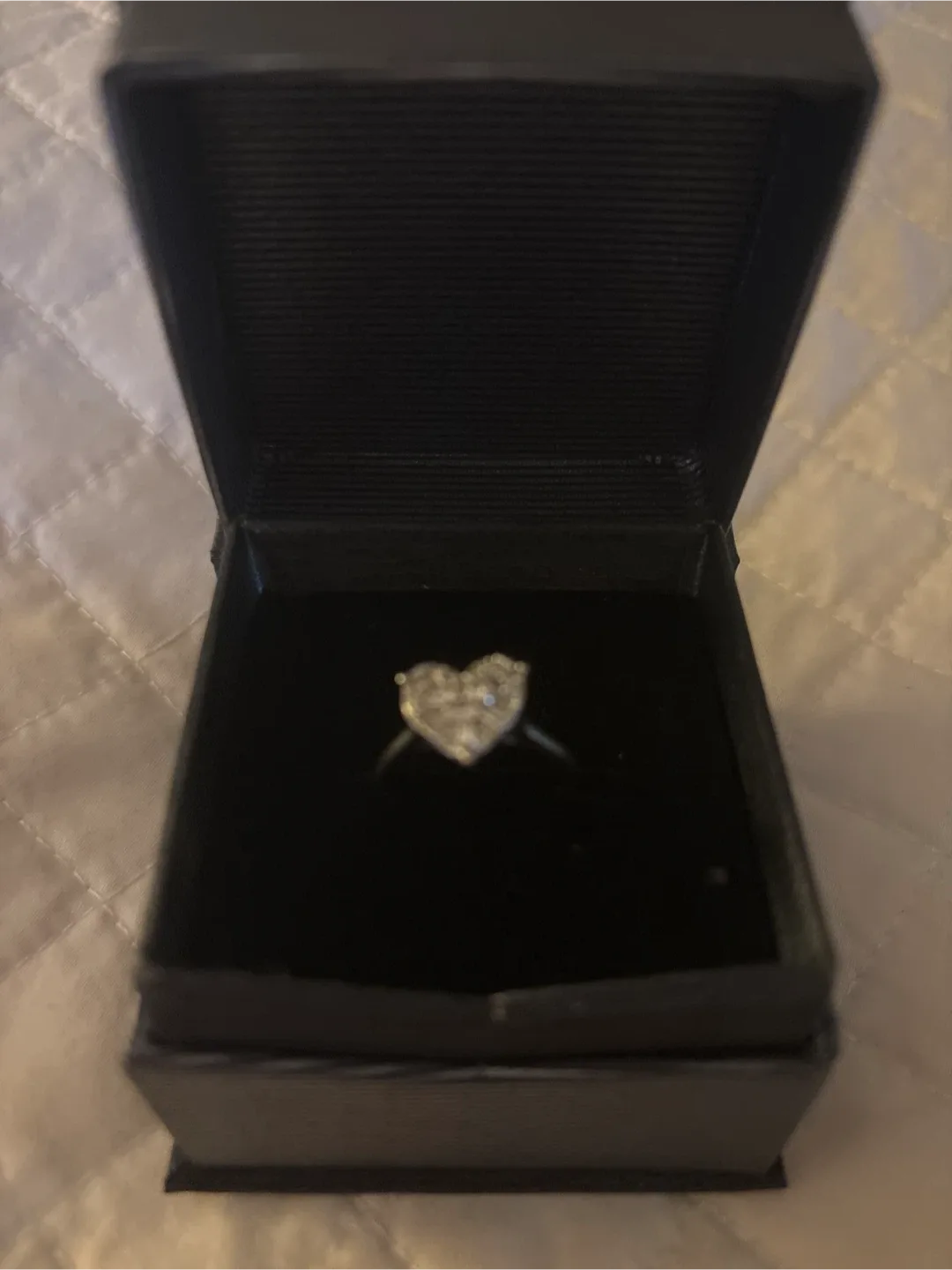Heart Shaped Diamond Ring