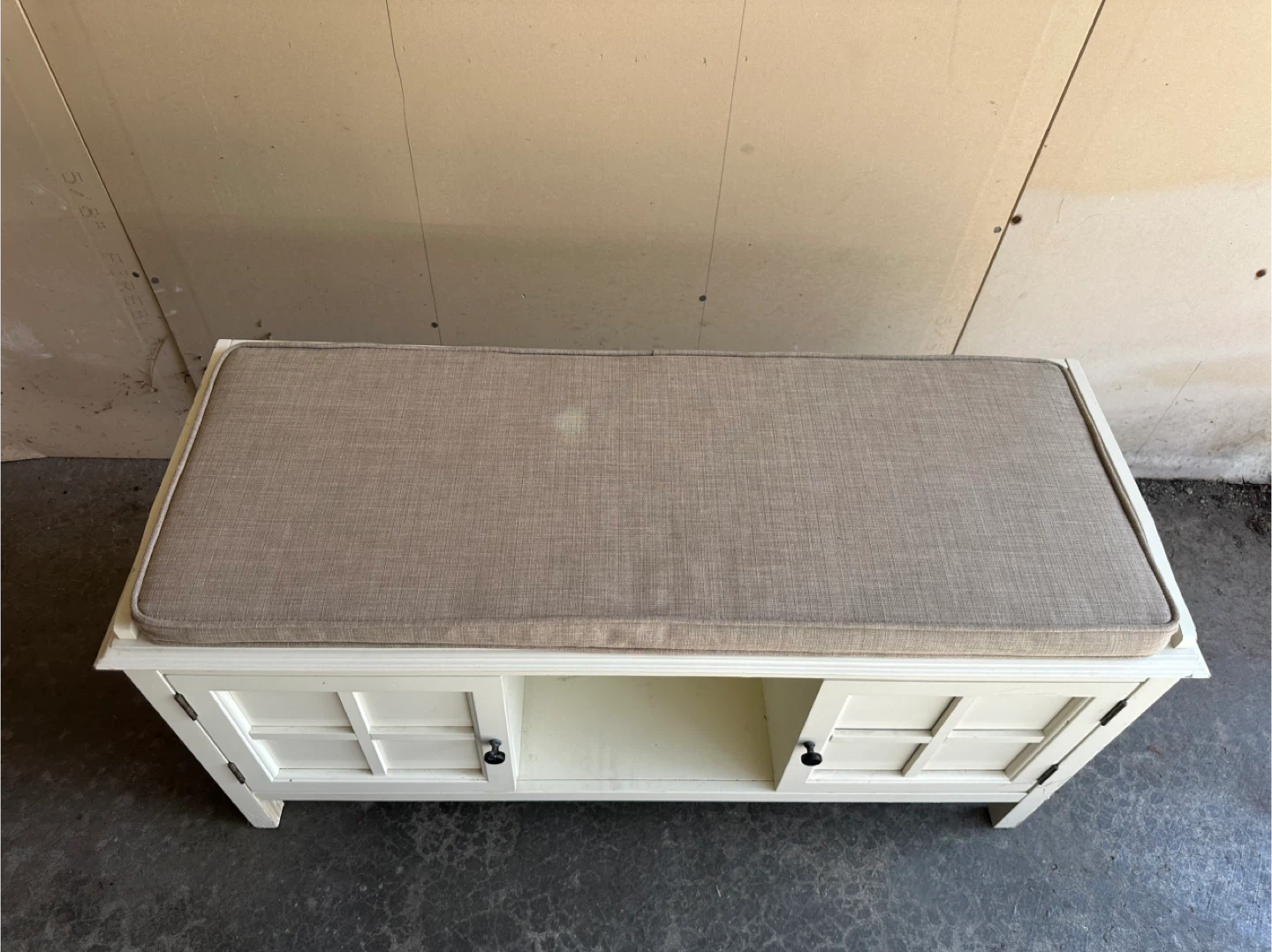 Entryway Storage Bench with Cushion - photo 3