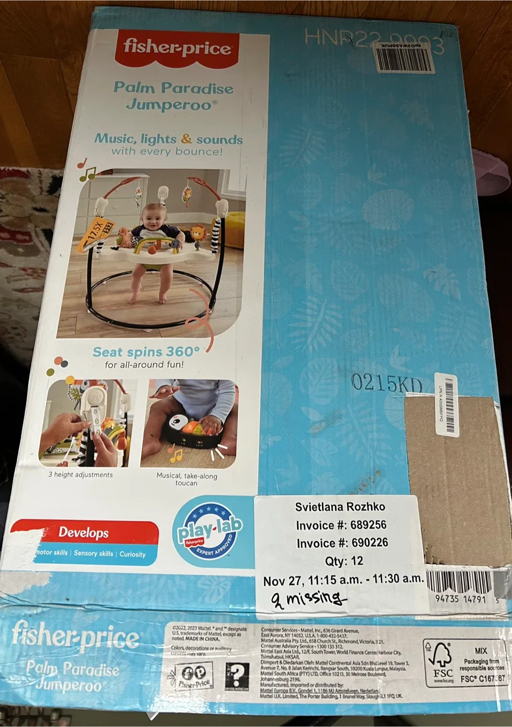 Fisher-Price Palm Paradise Jumperoo image indicator(4)