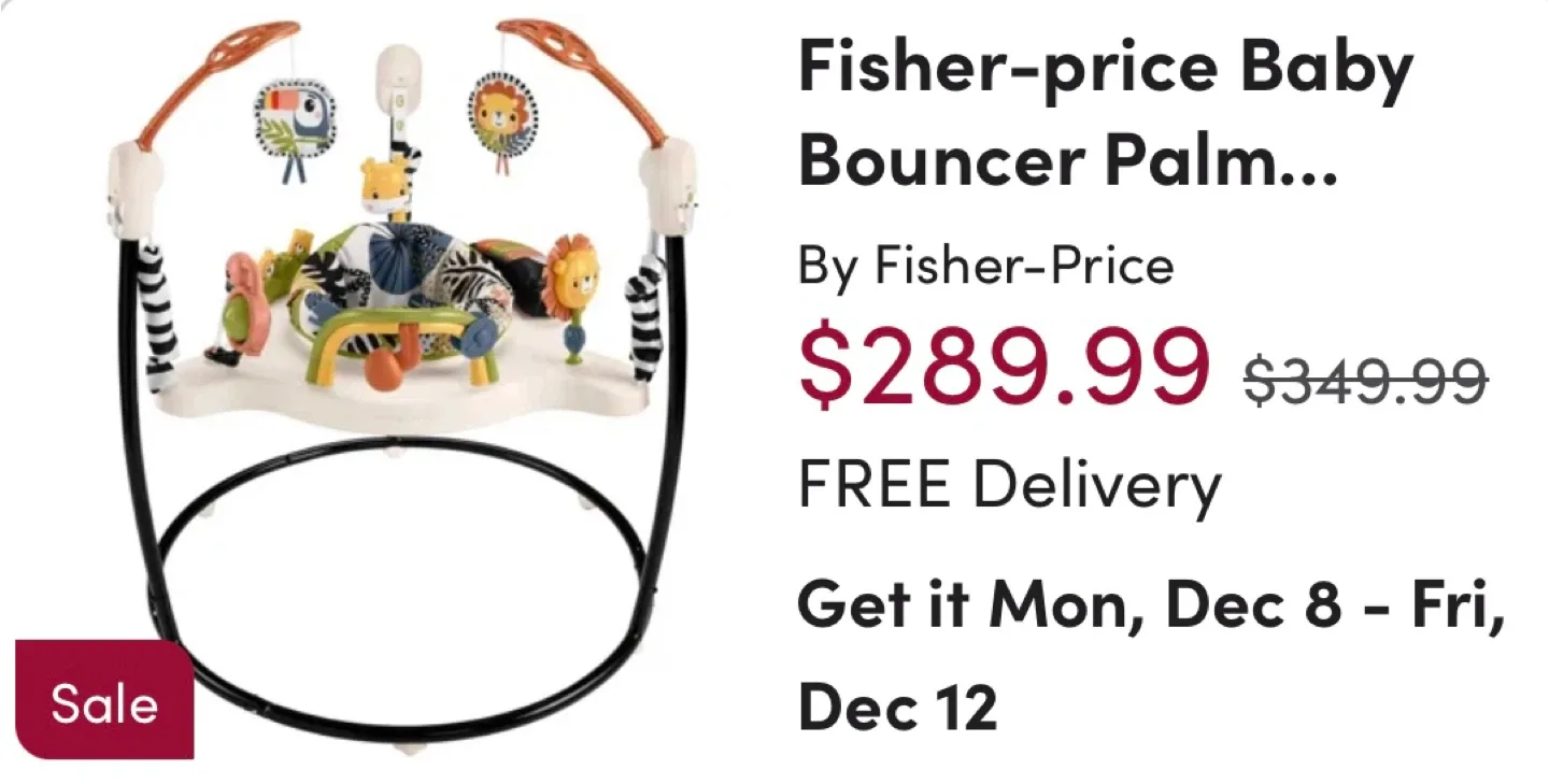 Fisher-Price Palm Paradise Jumperoo image indicator(10)