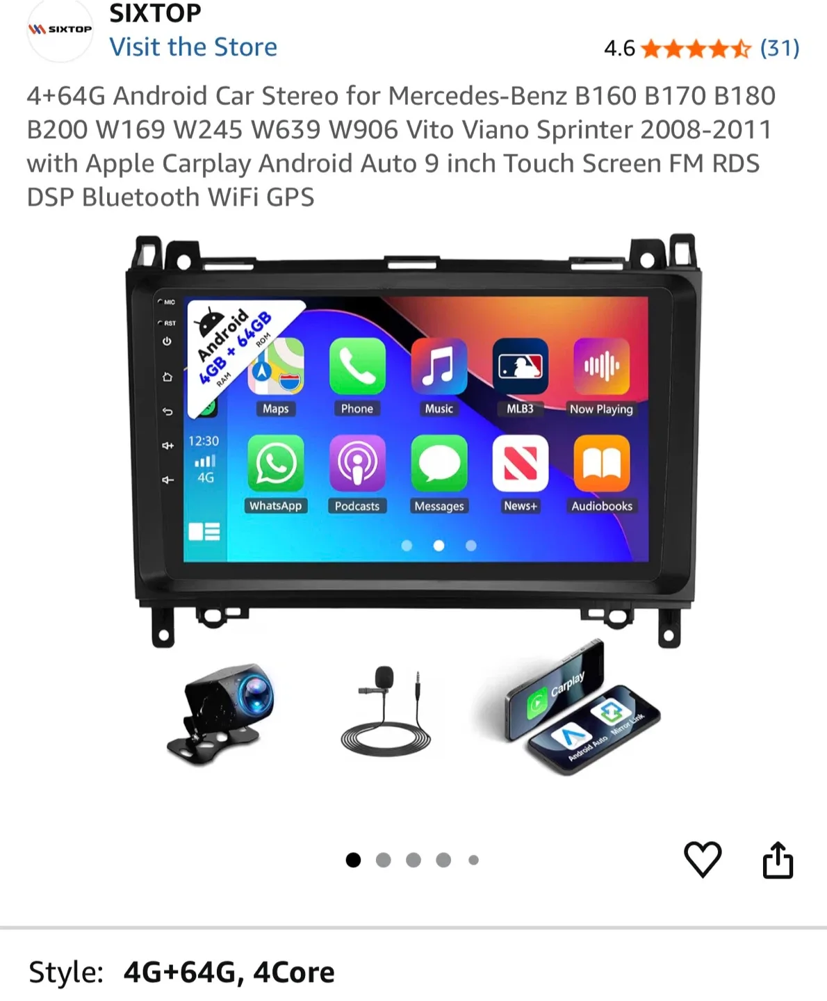 Android Car Stereo for Mercedes-Benz