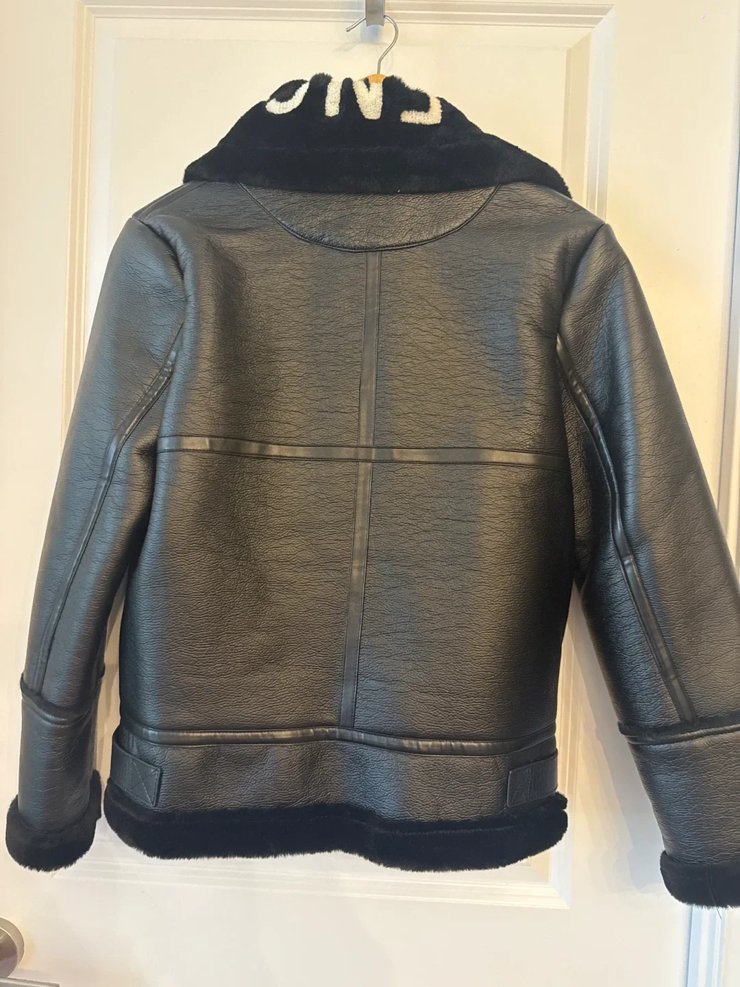 1:1, Balenciaga Black Leather Jacket - Size M image indicator(3)