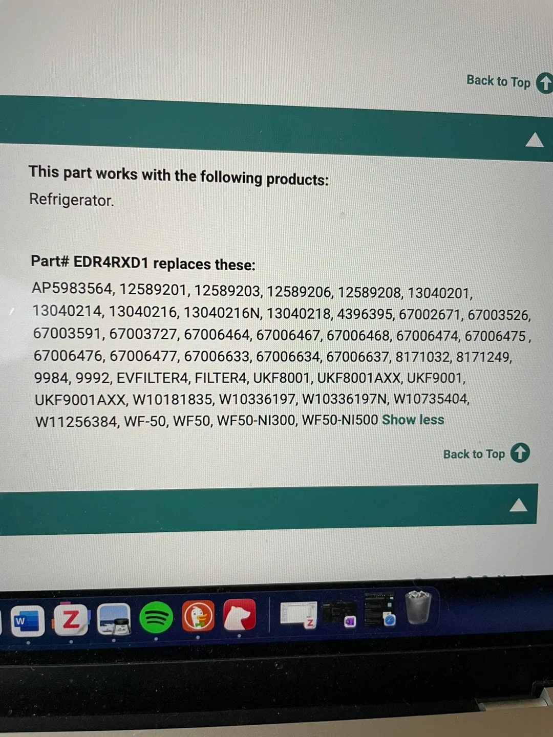 KitchenAid water and ice filter for French Door Fridge image indicator(7)