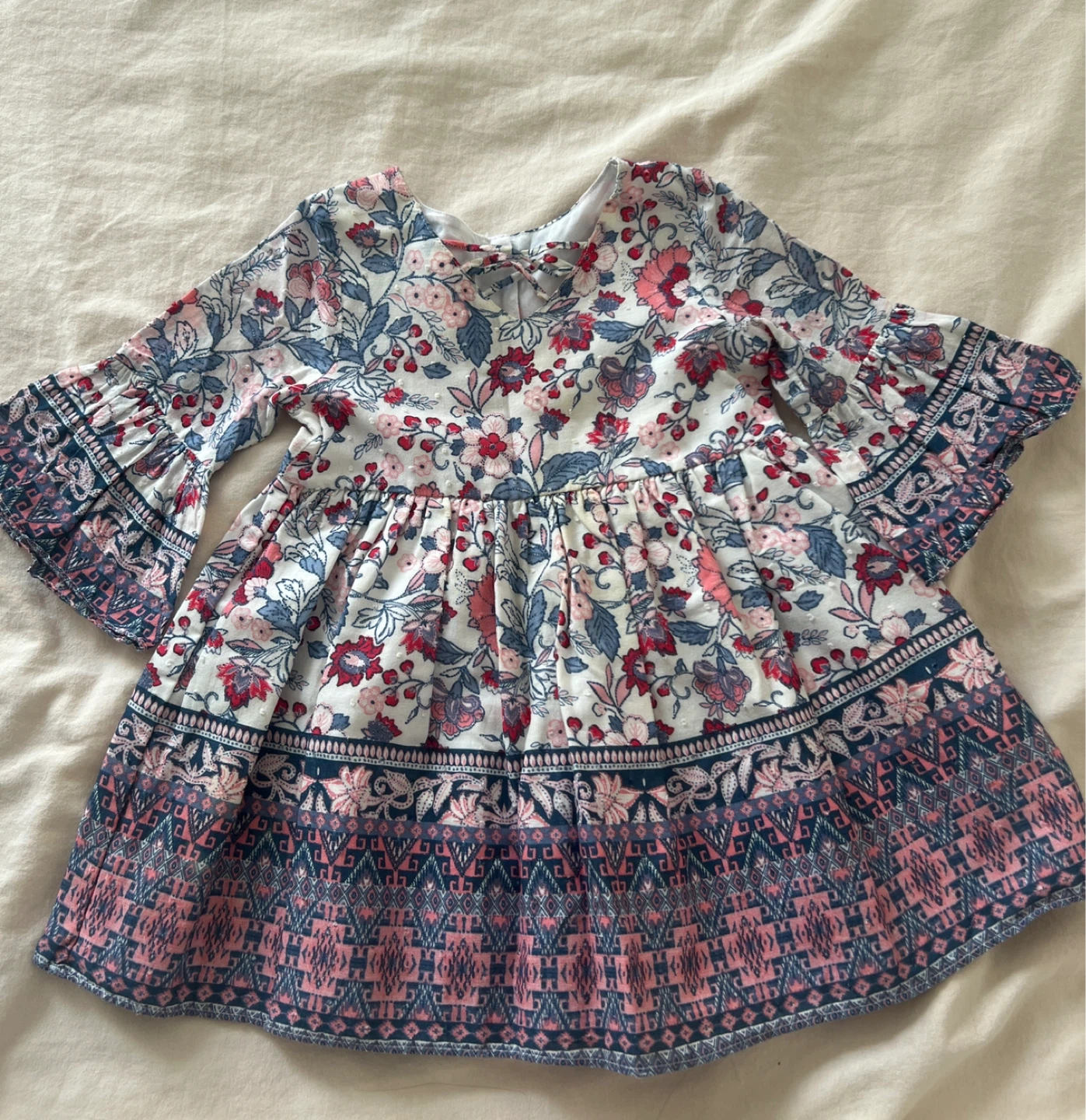 Floral Print Baby Dress