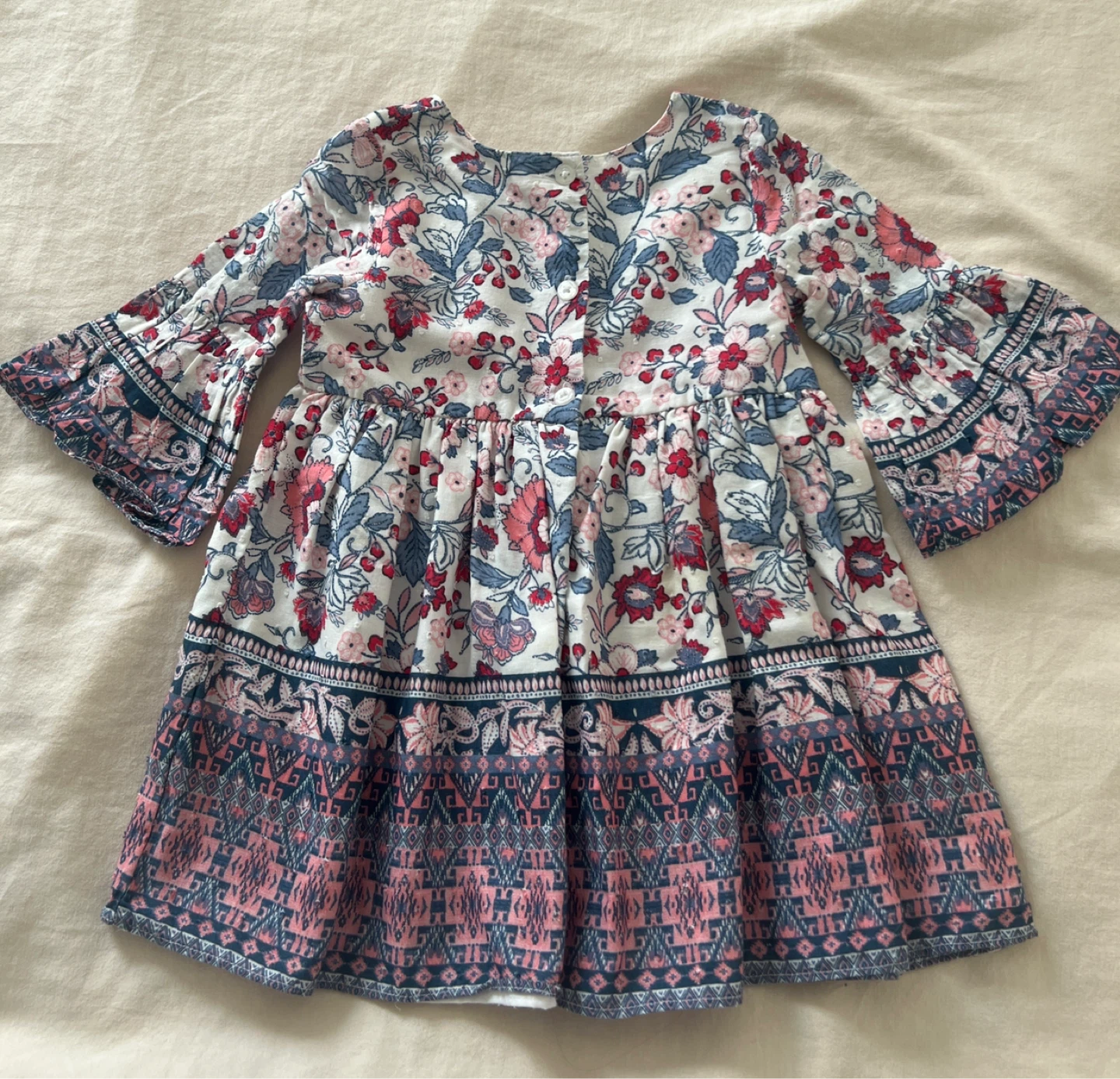 Floral Print Baby Dress - photo 3