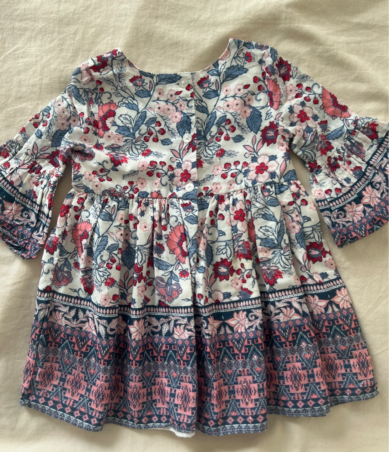 Floral Print Baby Dress - photo 4