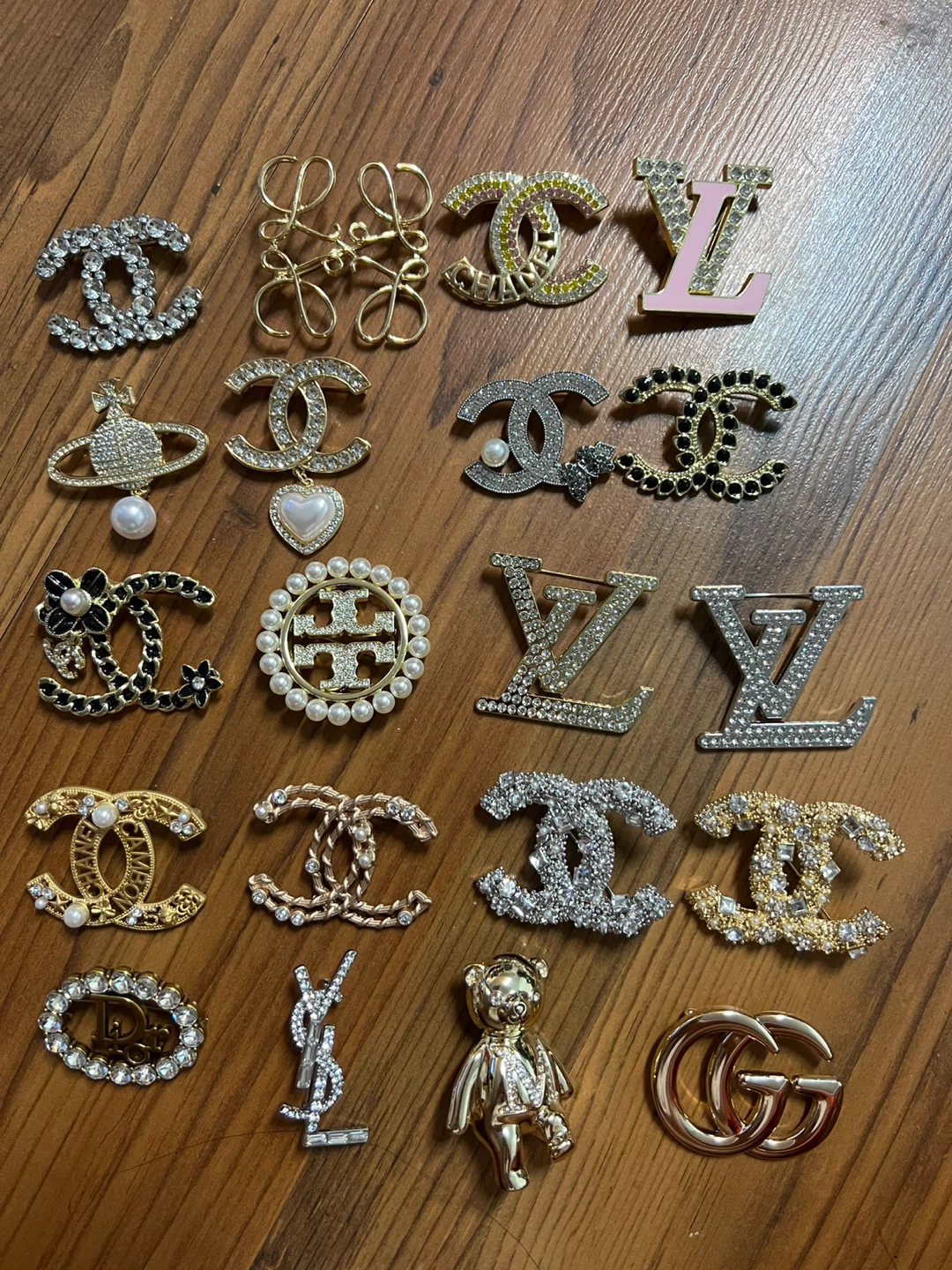 Designer Brooch - Chanel, LV, YSL, Dior