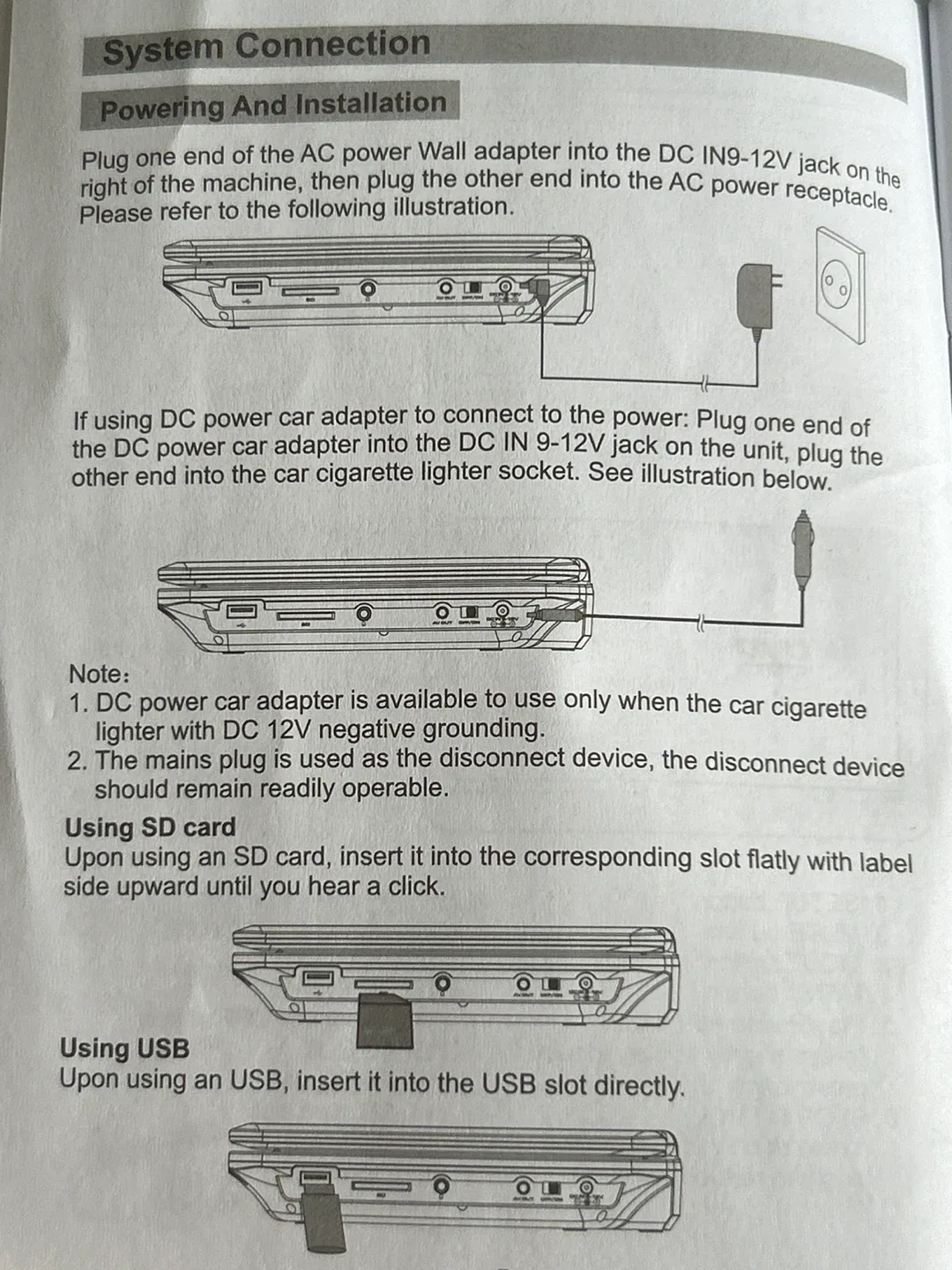 Sylvania SDVD1030 Portable DVD Player image indicator(10)