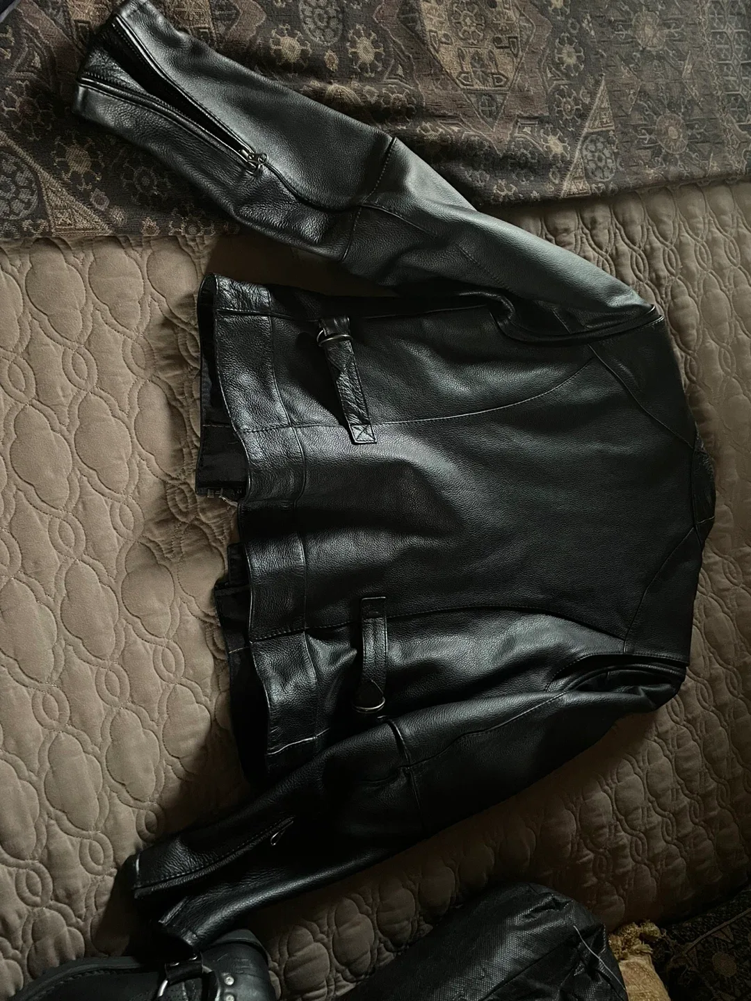 First Classic Leather Gear Motorcycle Jacket