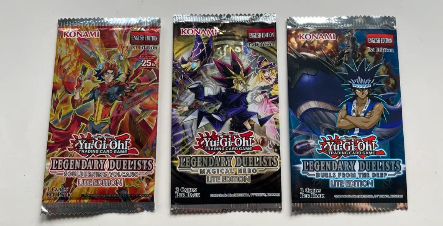 Yugioh Empty Pack Wrappers
