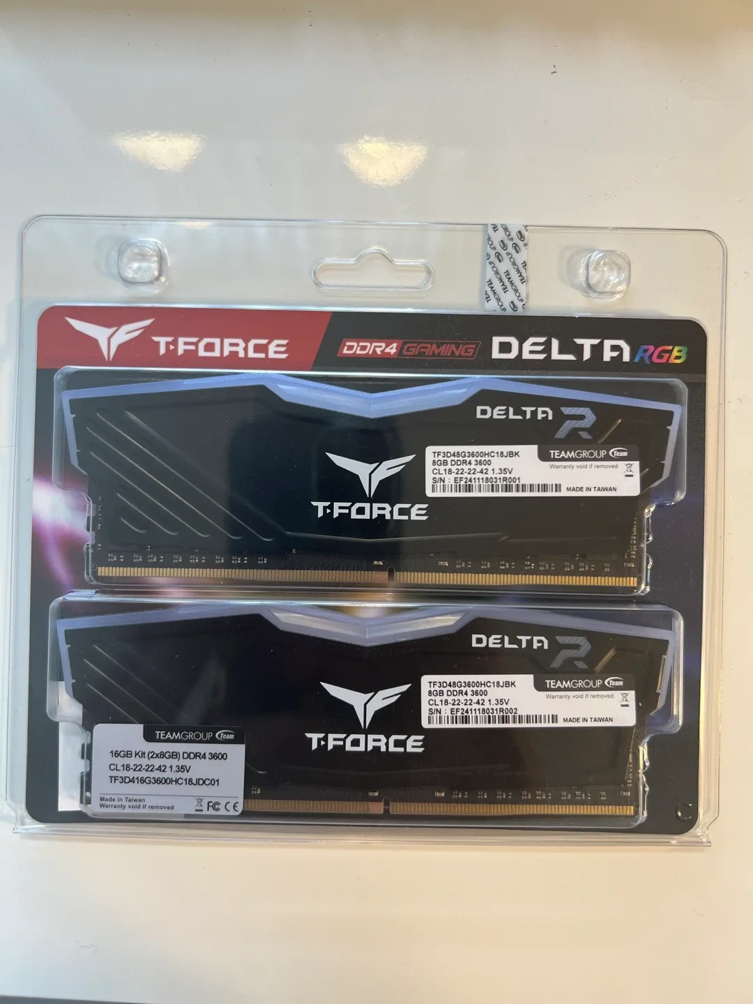 NEW T-Force Delta RGB DDR4 16GB Ram 3600mhz image indicator(2)