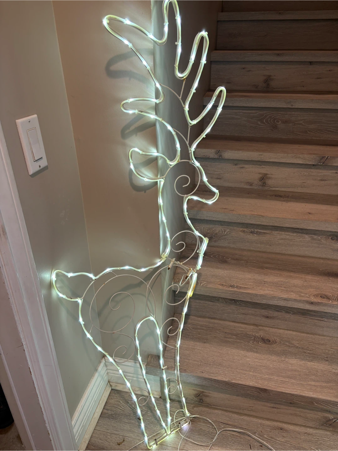 Lighted Metal Reindeer Christmas Decorations - photo 4
