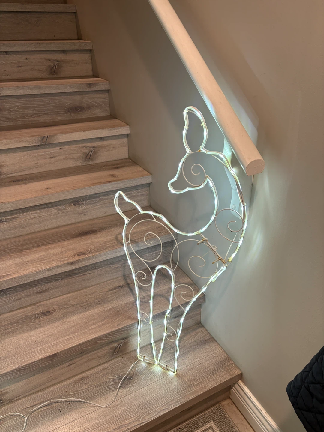 Lighted Metal Reindeer Christmas Decorations - photo 5