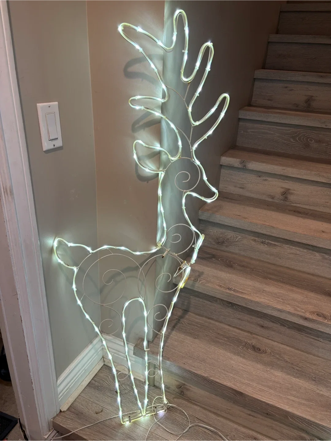 Lighted Metal Reindeer Christmas Decorations image indicator(8)