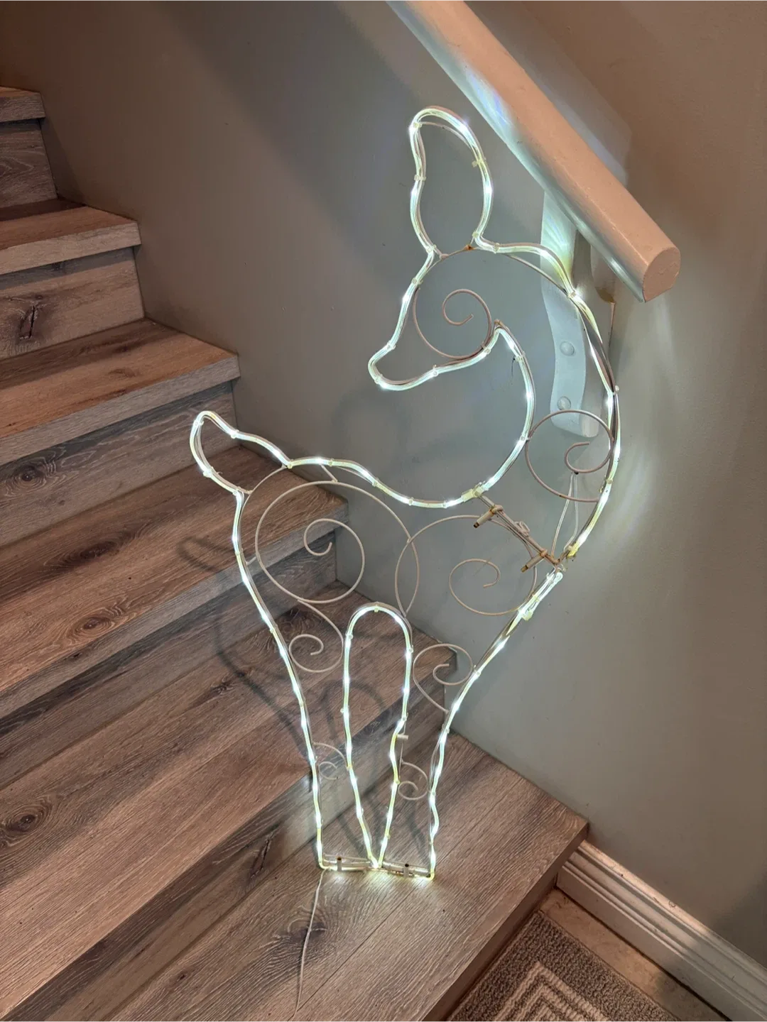 Lighted Metal Reindeer Christmas Decorations image indicator(9)