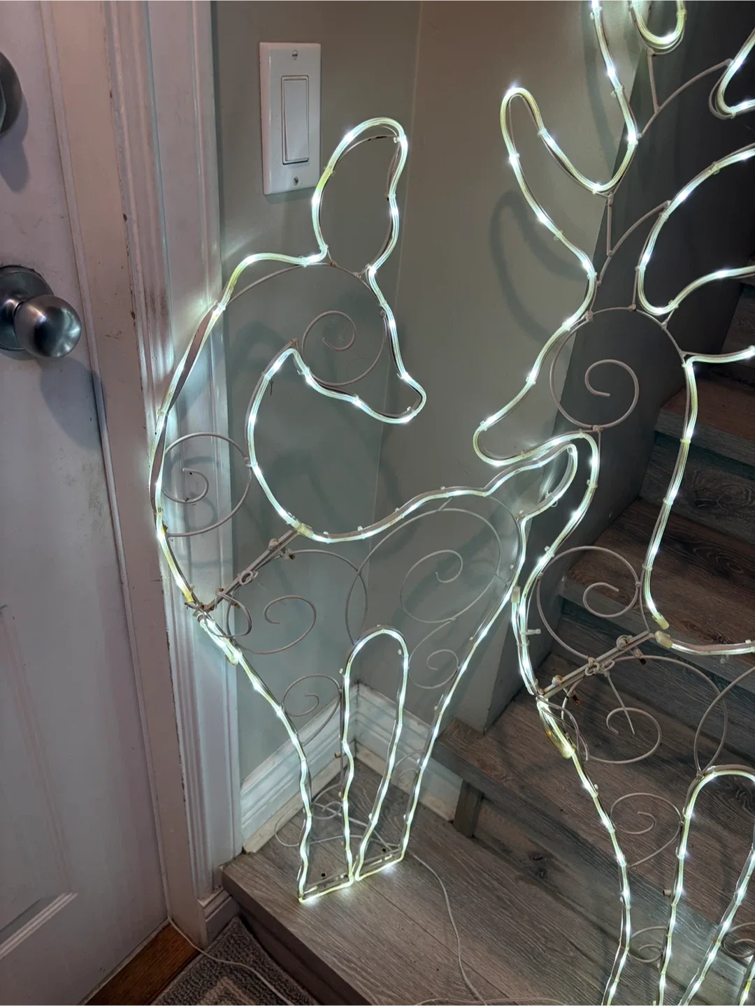 Lighted Metal Reindeer Christmas Decorations image indicator(10)