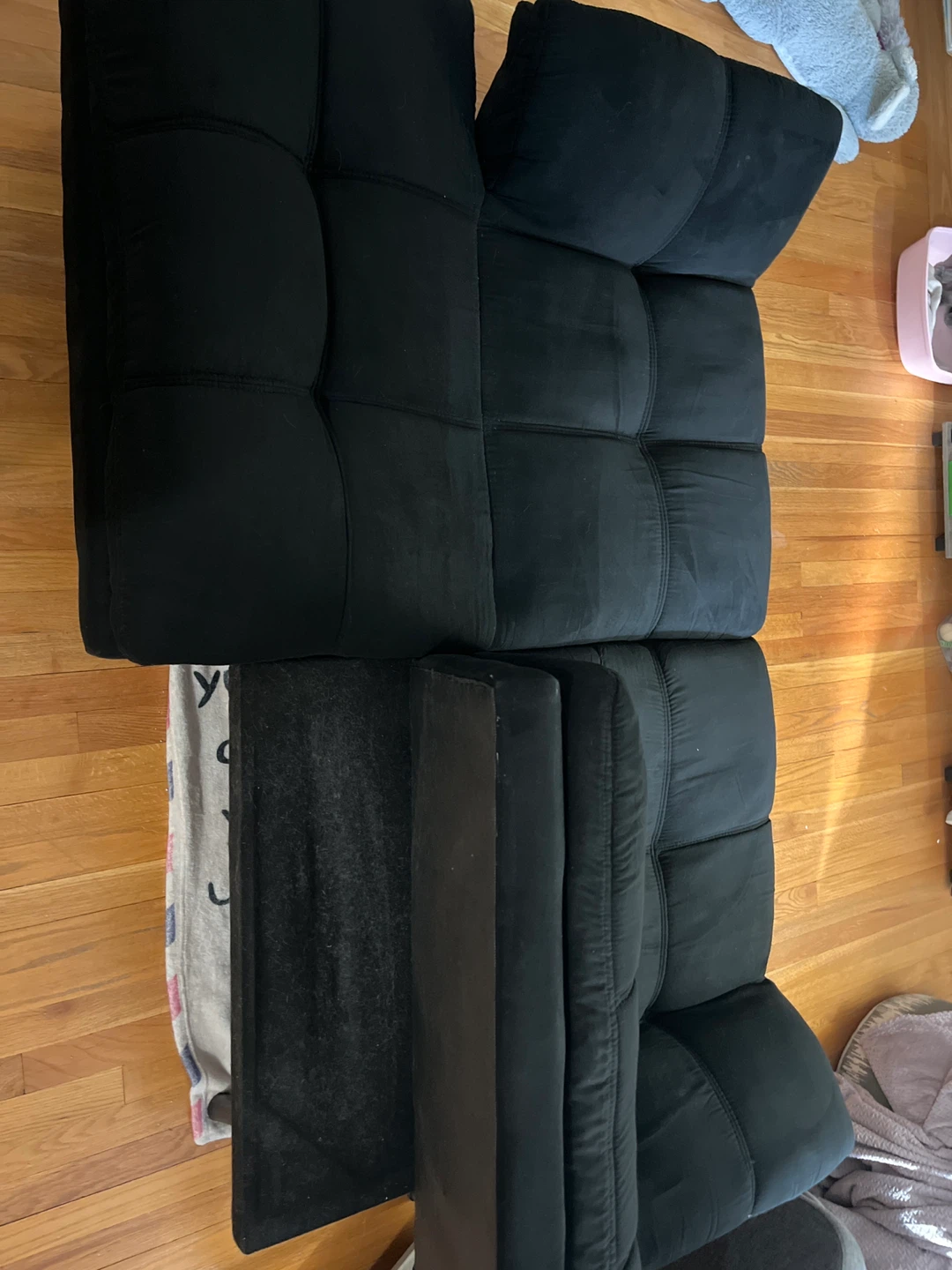Black Futon Couch - photo 3