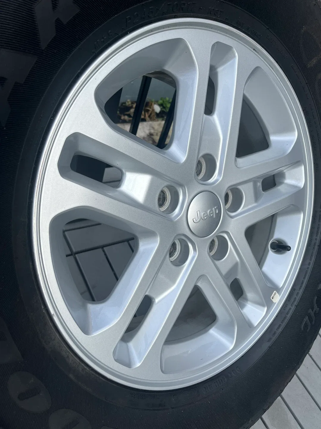 OEM Jeep Mopar Wheels w GoodYear Fortera Tires DOT 2023