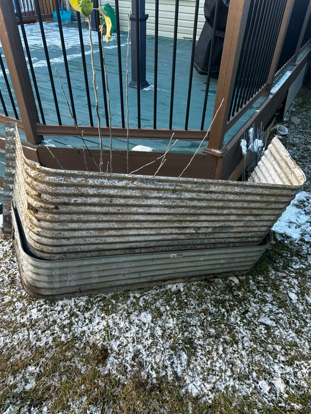 Metal Window Well - Garden Bed