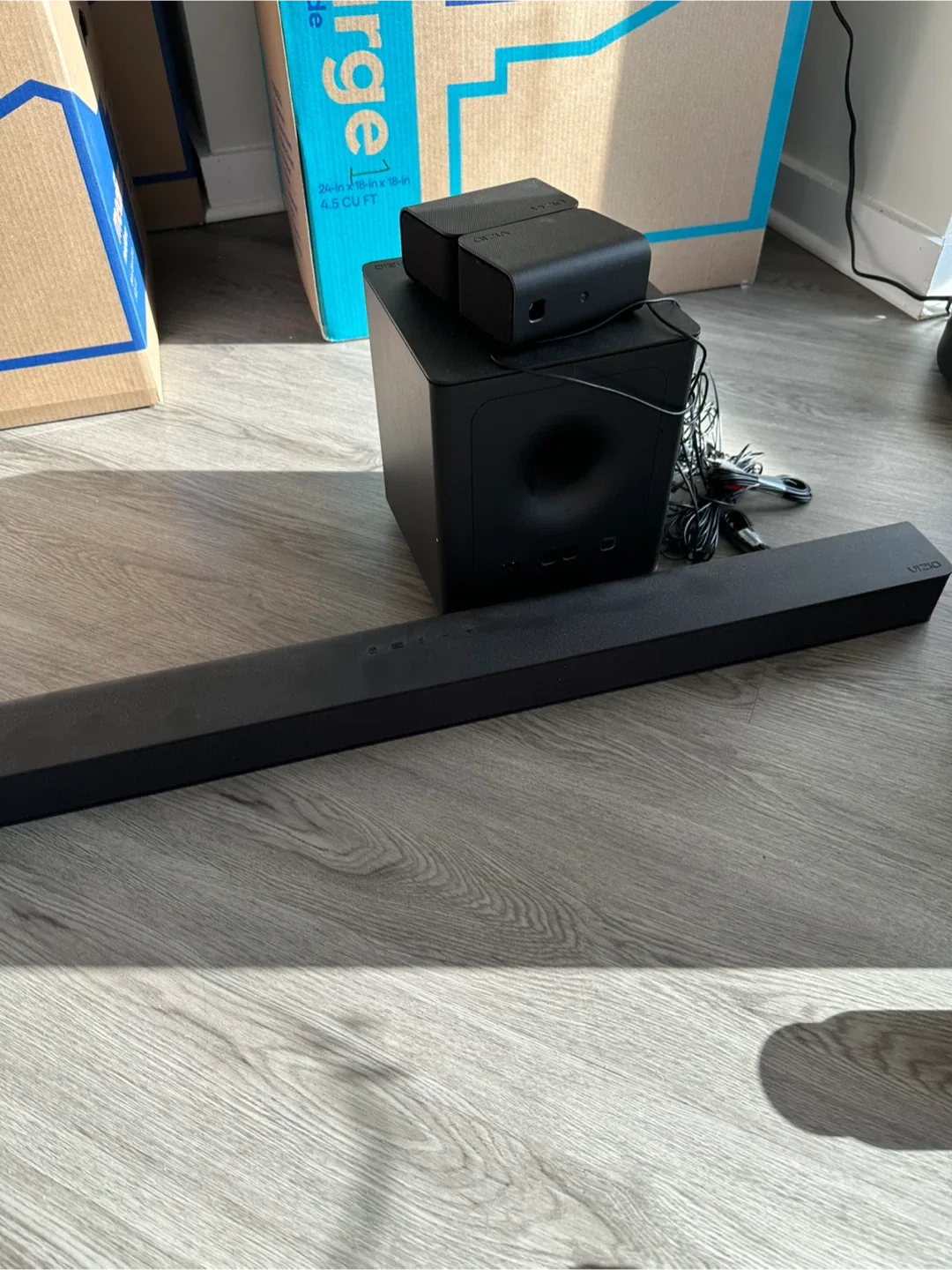 Vizio Soundbar with Subwoofer and Speakers