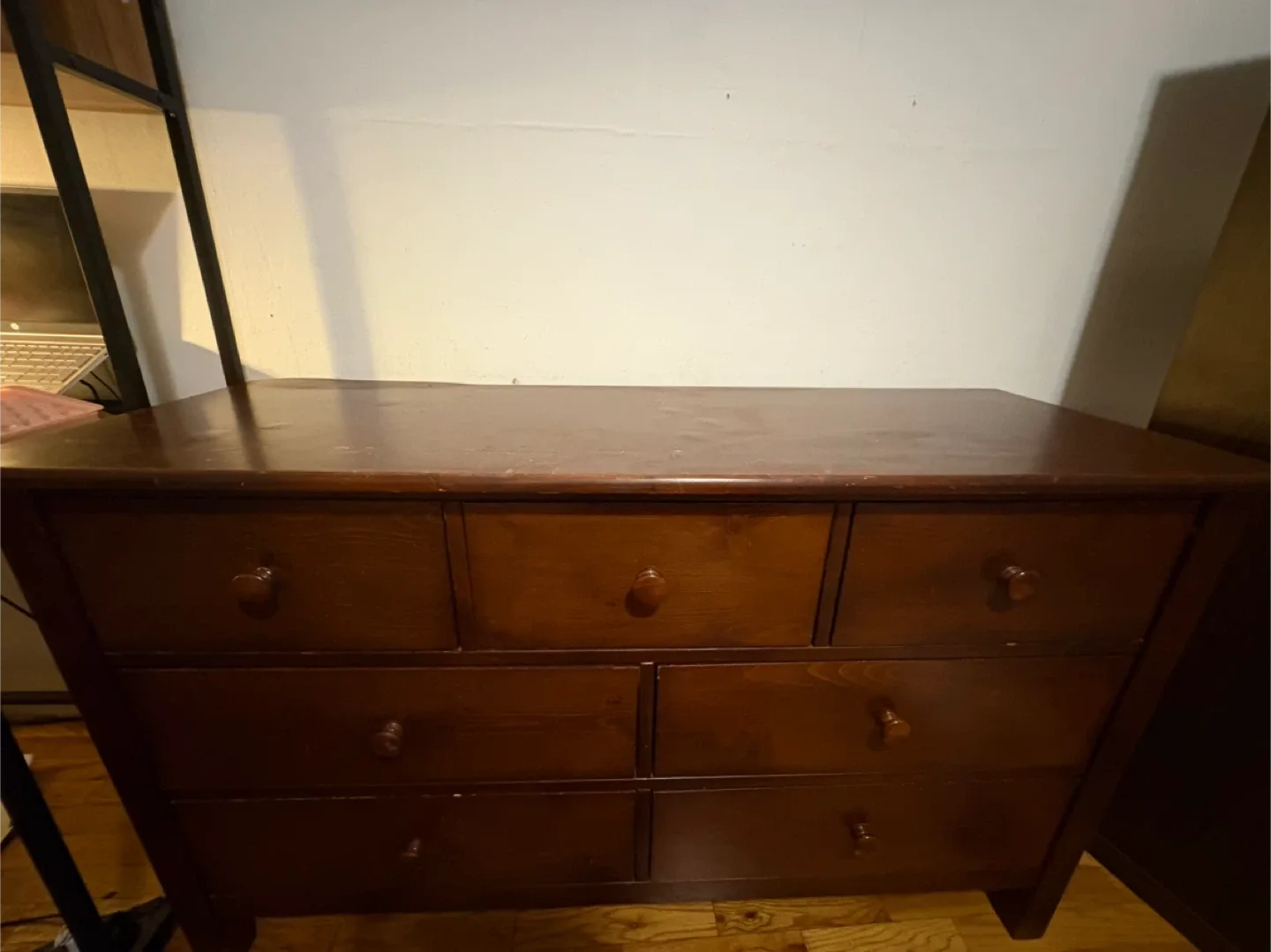 Brown Wood Dresser