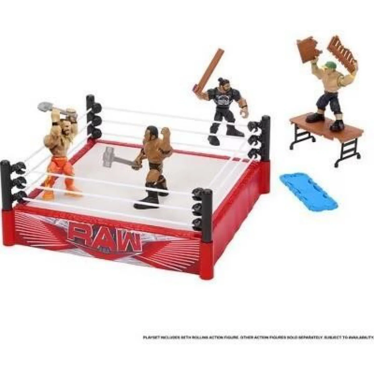 WWE Knuckle Crunchers Rebound Ring Playset image indicator(4)