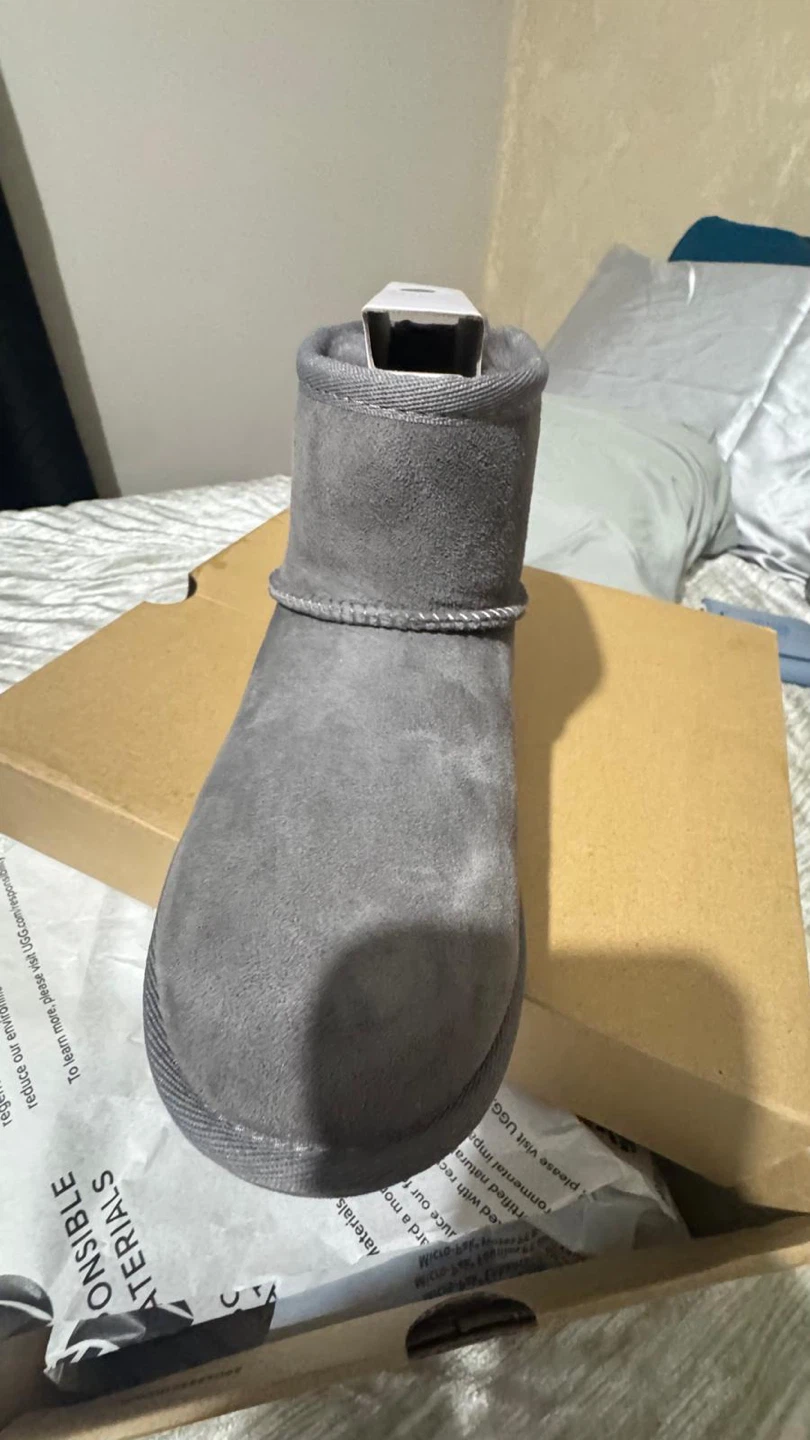 UGG Kids' Classic Mini II Boots - Size 2 - Grey - photo 3