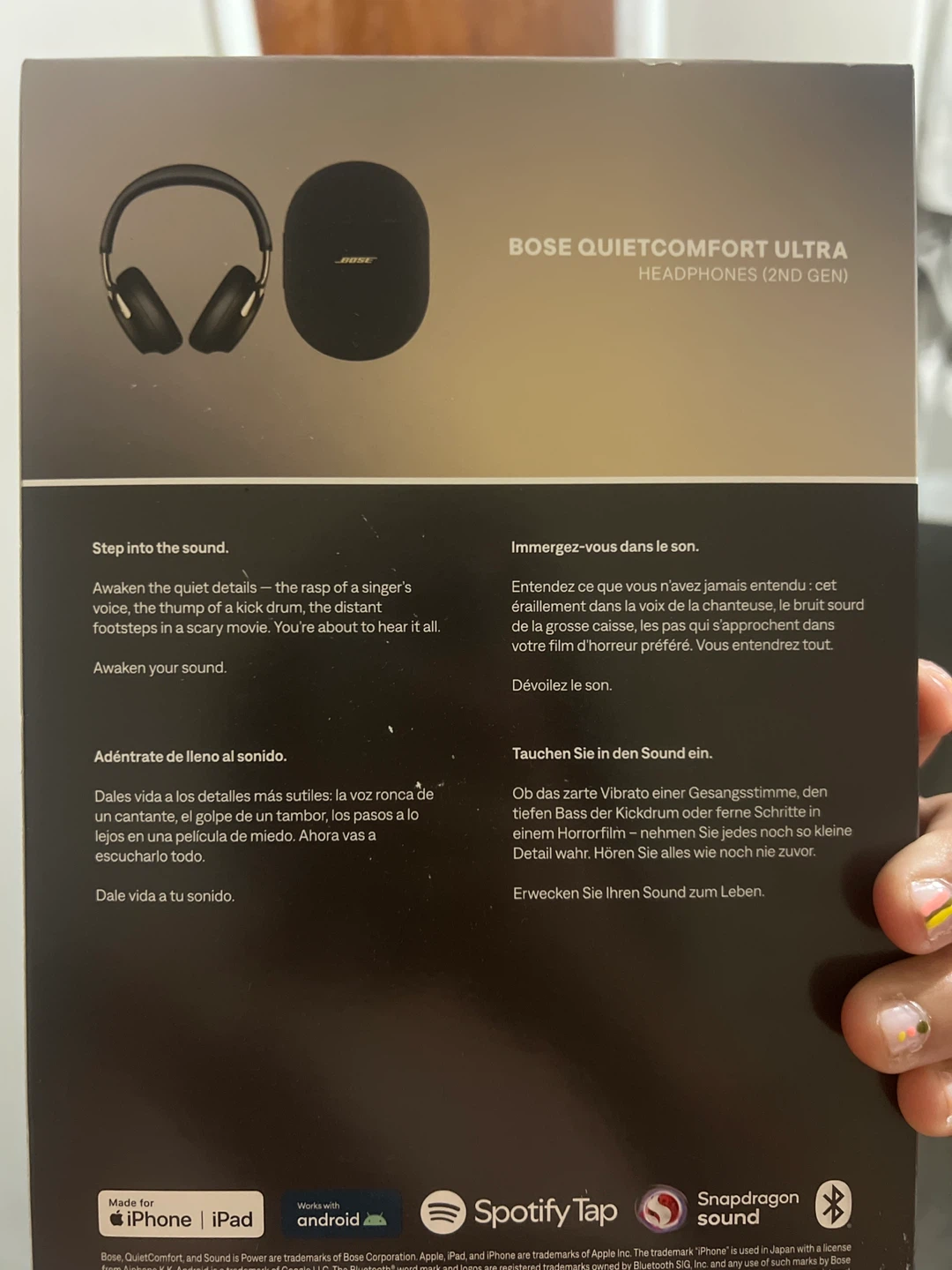 New Bose QuietComfort Ultra Headphones - Black - photo 2