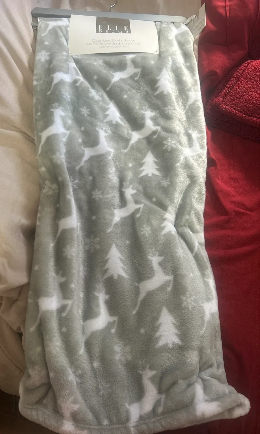 ELLE Decor Oversized Plush Throw Blanket 60x70 image indicator(3)
