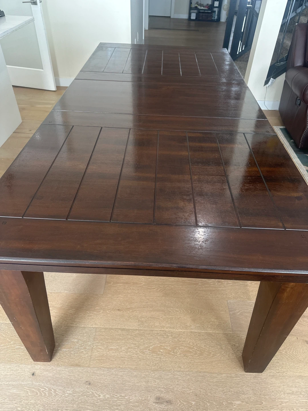 Dark Wood Dining Table