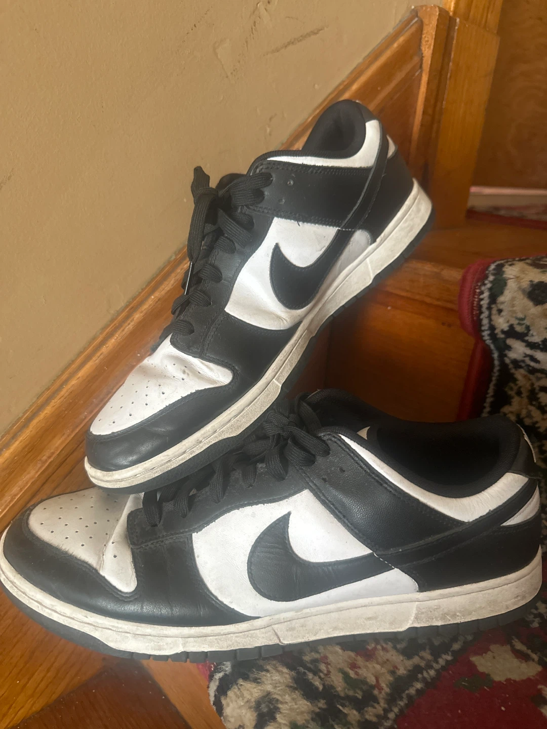 Nike Dunk Low Black White Shoes - photo 3