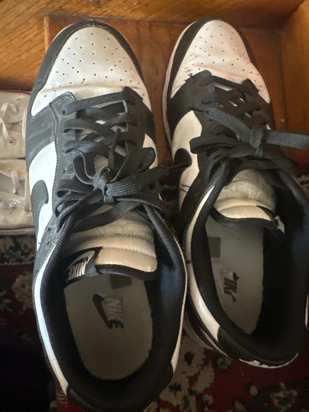 Nike Dunk Low Black White Shoes - photo 2