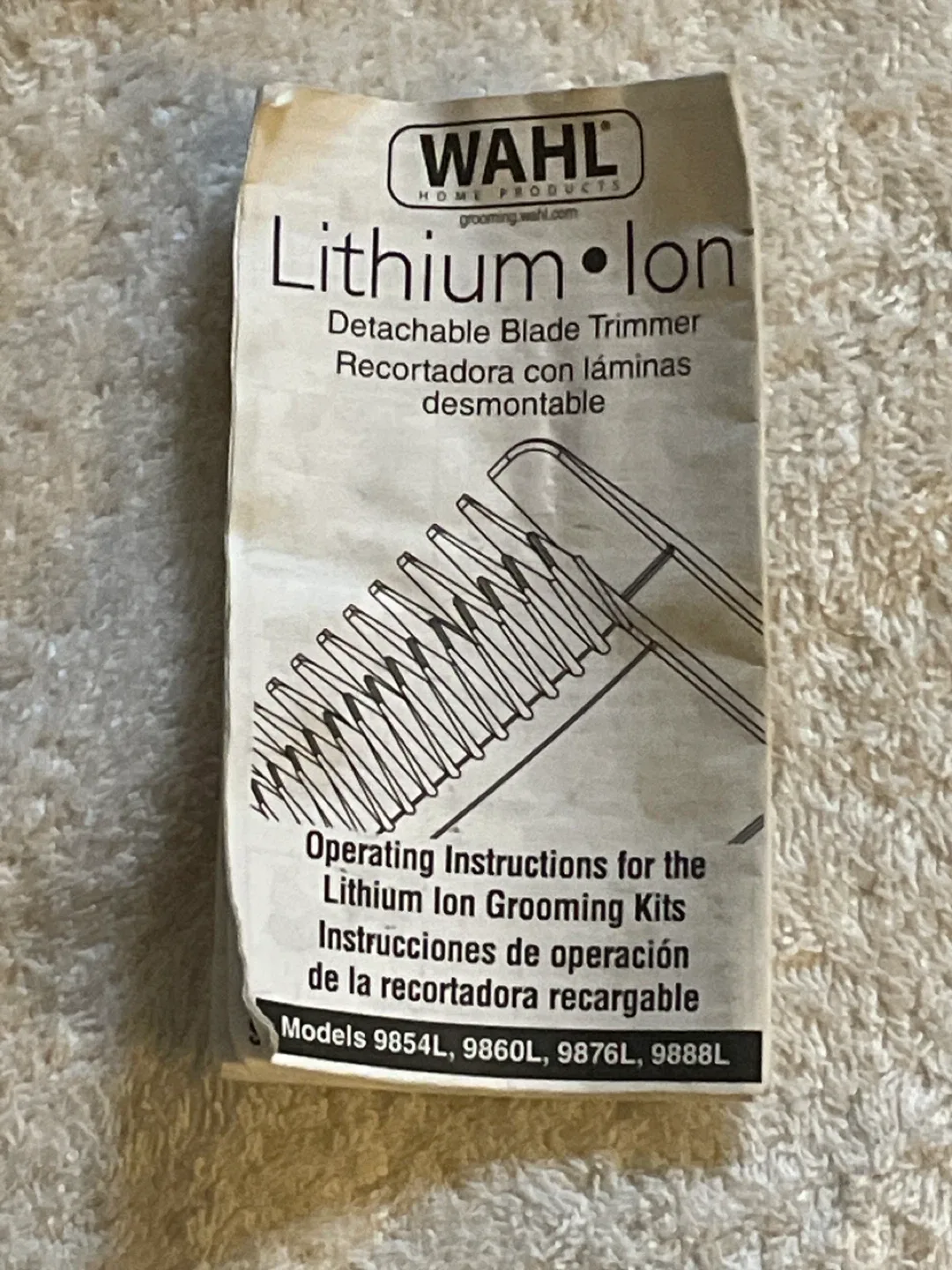 Wahl Lithium Ion Detachable Blade Trimmer image indicator(3)