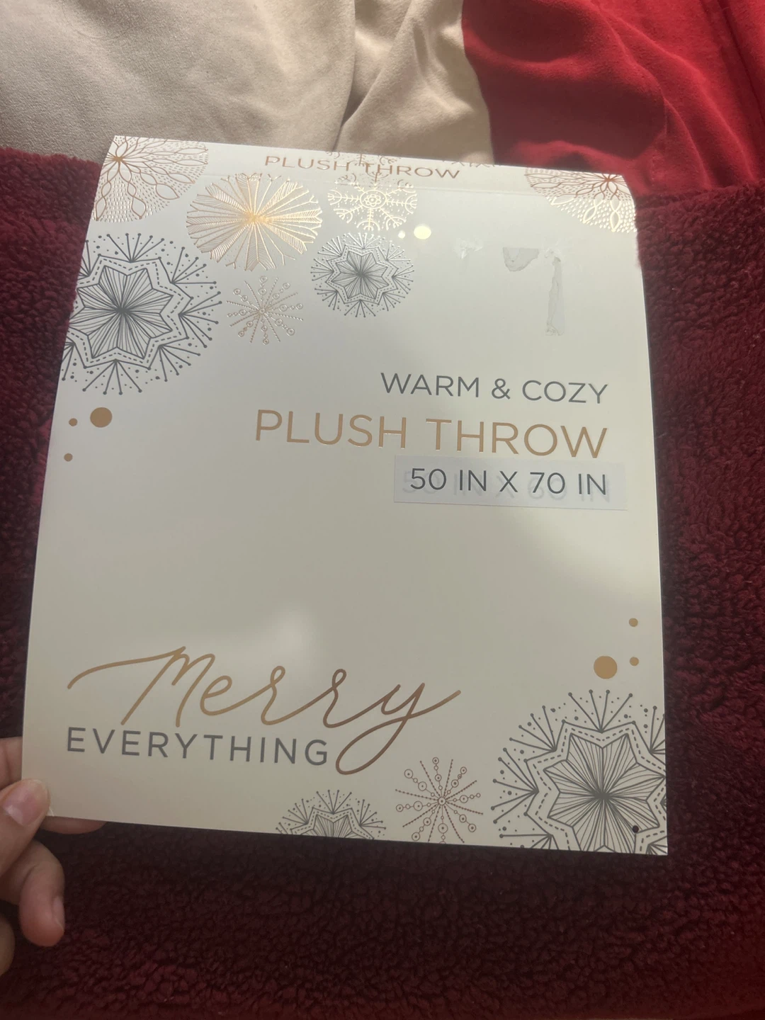 Warm & Cozy Plush Throw - 50 in x 70 in - photo 2