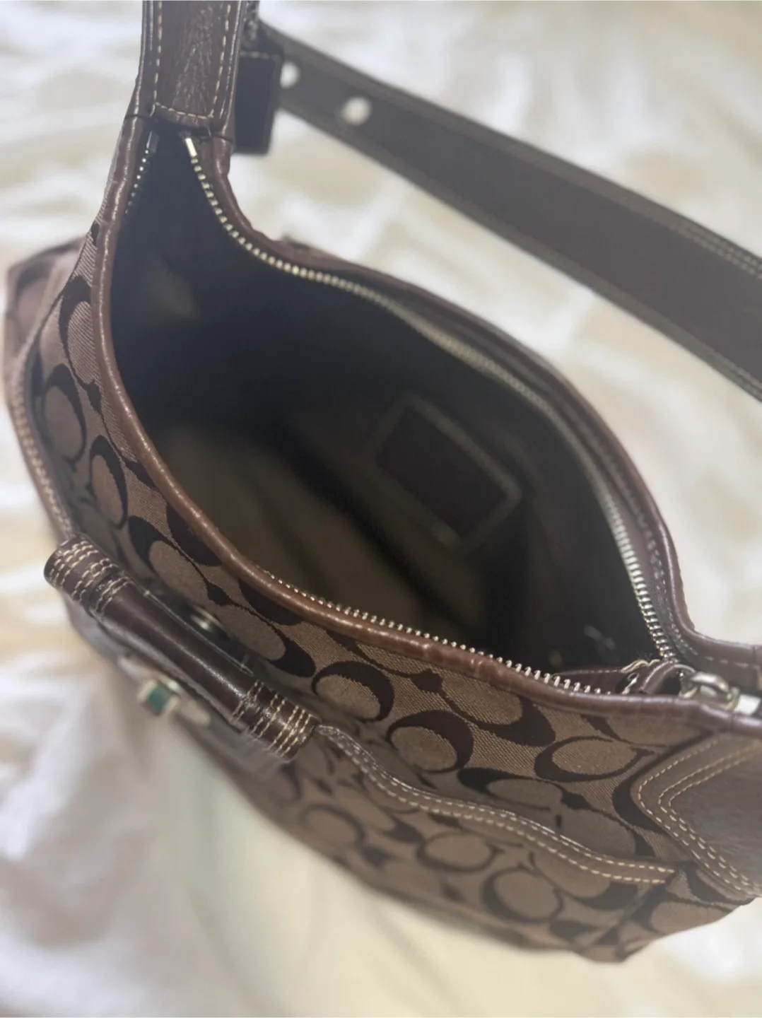 Coach Hobo Bag - Brown Signature Canvas image indicator(2)