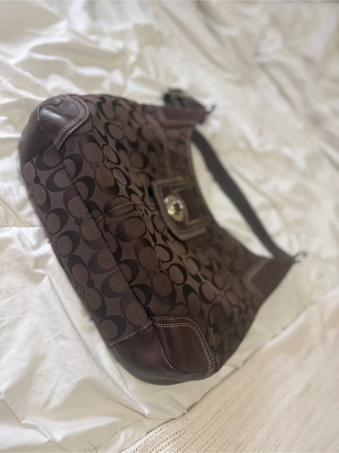 Coach Hobo Bag - Brown Signature Canvas image indicator(3)