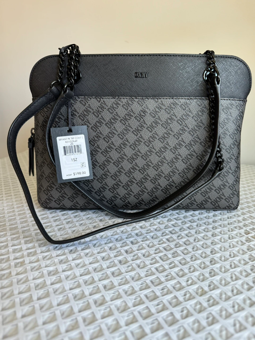 DKNY Bryant Top Zip Shoulder Bag - Gray - photo 2