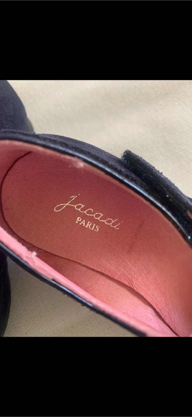 Jacadi Paris Girls Navy Blue Shoes Size 26 - photo 3