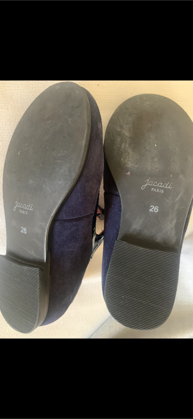 Jacadi Paris Girls Navy Blue Shoes Size 26 - photo 5
